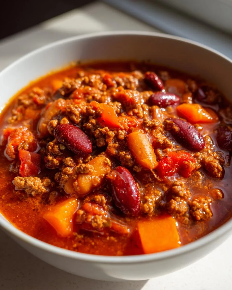 Smoky Pumpkin Beef Chili - detail 2