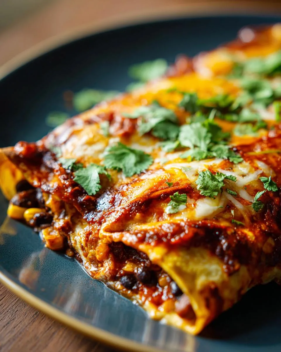 Smoky Spicy Black Bean Enchilada Bake in 40 Minutes 6 Spicy Black Bean Enchilada Bake - detail 1