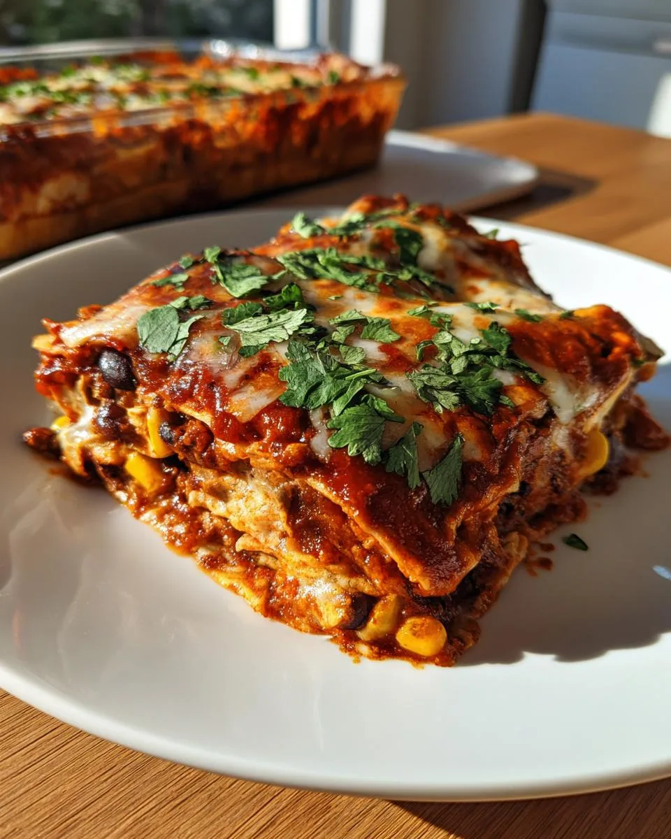 Smoky Spicy Black Bean Enchilada Bake in 40 Minutes 9 Spicy Black Bean Enchilada Bake - detail 4