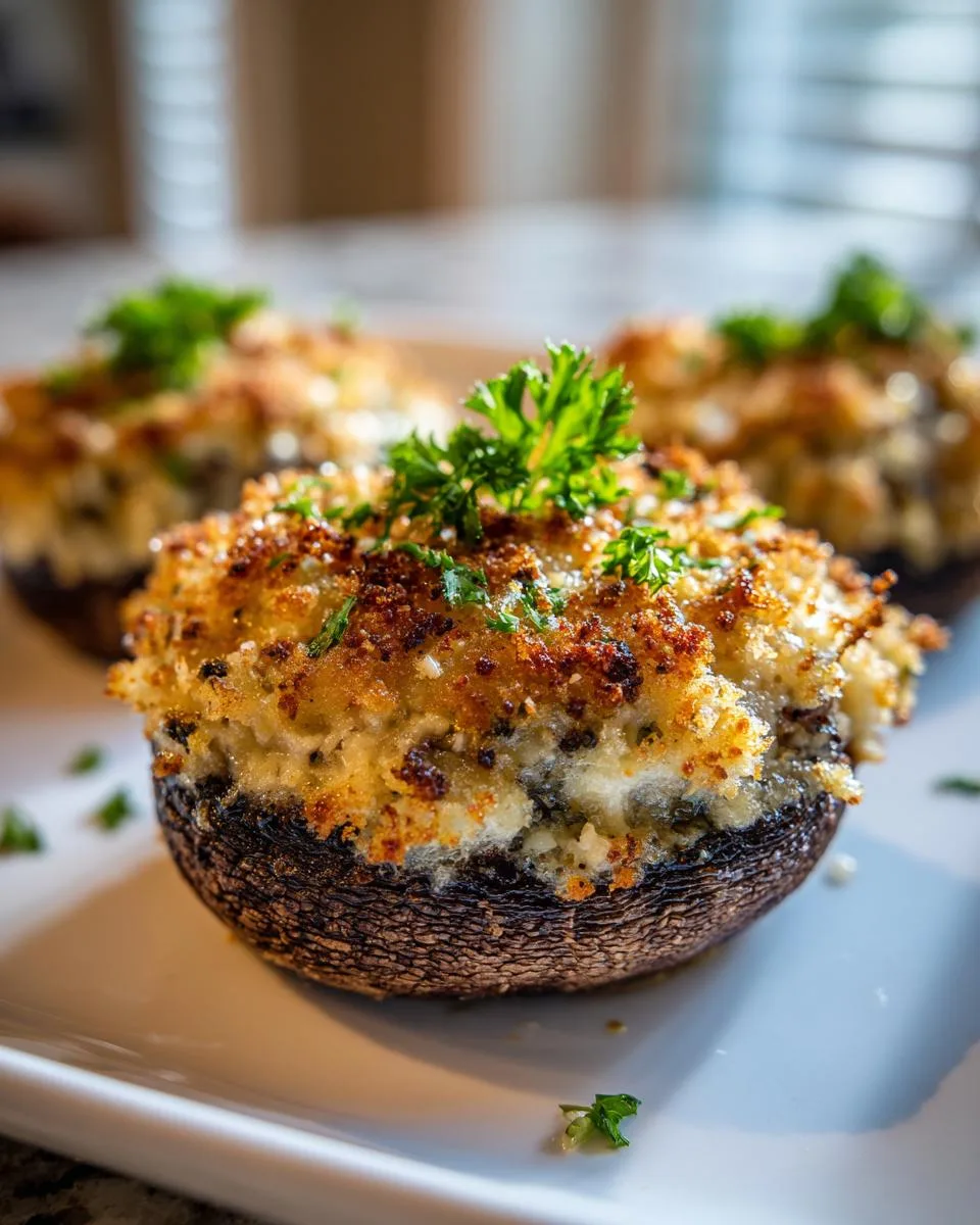Savory Stuffed Portobello Mushrooms in Just 30 Minutes 6 Stuffed Portobello Mushrooms - detail 2