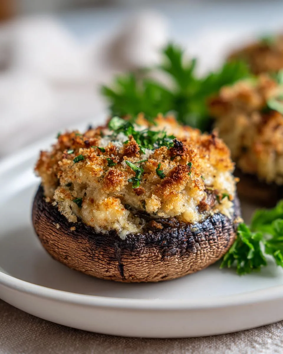 Savory Stuffed Portobello Mushrooms in Just 30 Minutes 7 Stuffed Portobello Mushrooms - detail 3