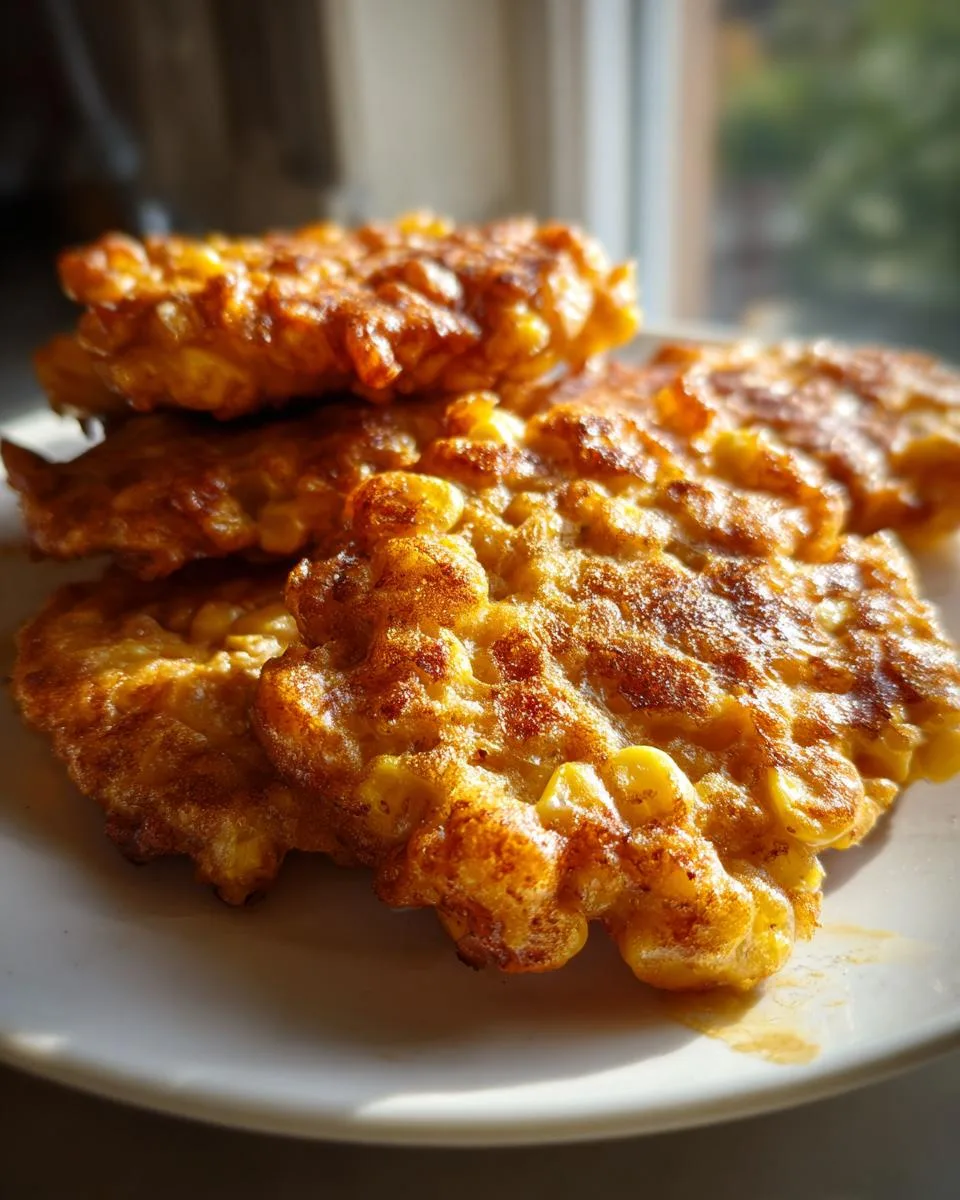 Sweet Corn Fritters - detail 4