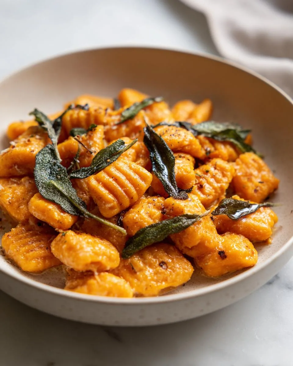 Sweet Potato Gnocchi with Sage - detail 2