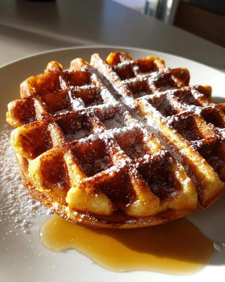 Sweet Potato Waffles - detail 4