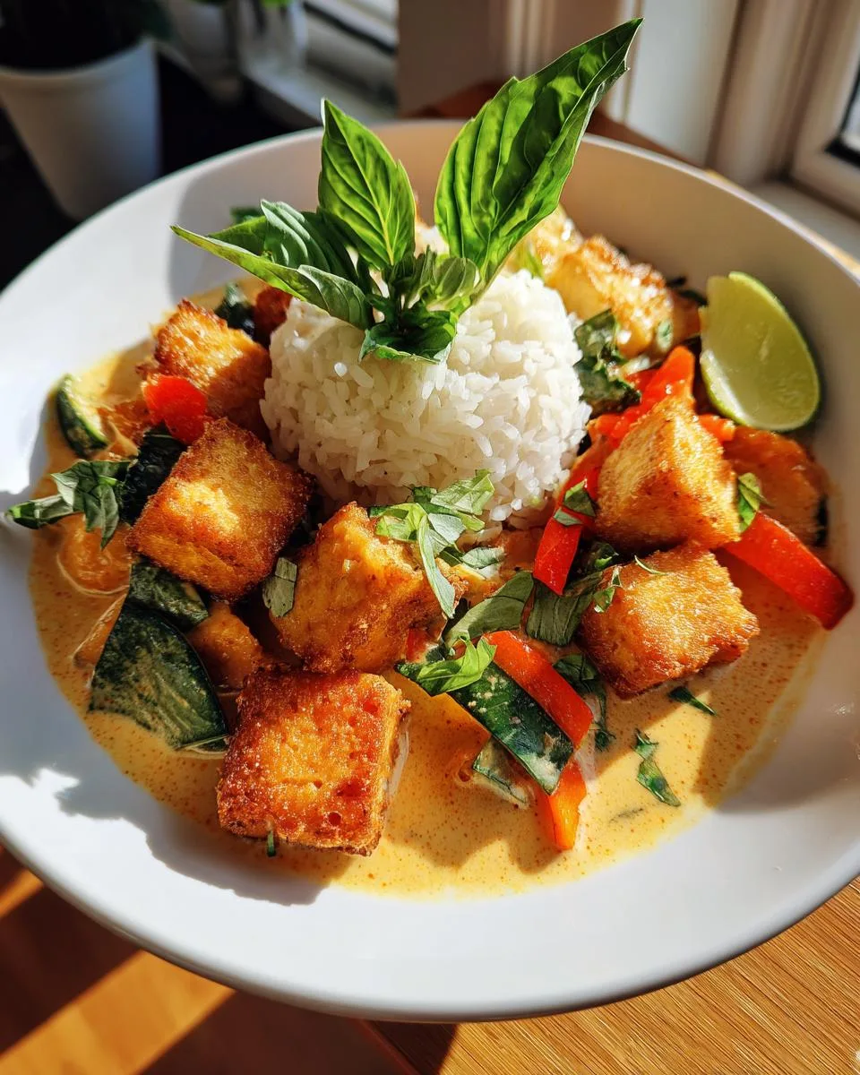 25-Minute Thai Red Curry with Tofu - Bold & Irresistible 7 Thai Red Curry with Tofu - detail 2