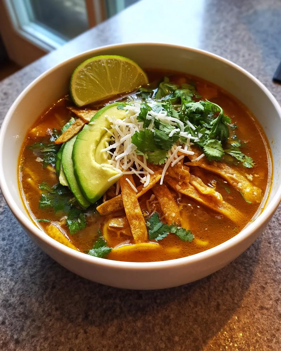 Irresistible 40-Minute Tortilla Soup That Will Warm Your Soul 3 Tortilla Soup - detail 1