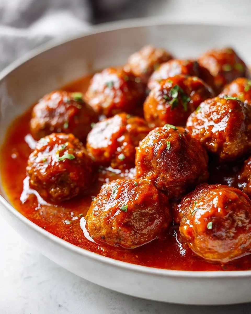 Hearty Vegan Meatballs in Tomato Gravy - 30-Minute Comfort 6 Vegan Meatballs in Tomato Gravy - detail 2