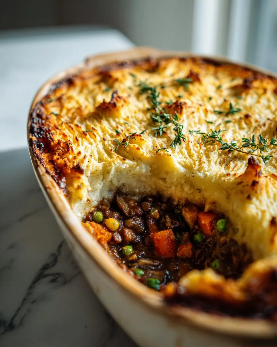 Irresistibly Hearty Vegan Shepherd’s Pie Recipe 6 Vegan Shepherd’s Pie - detail 1