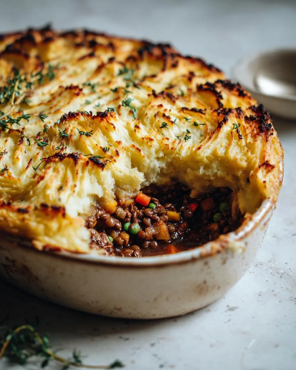 Irresistibly Hearty Vegan Shepherd’s Pie Recipe 7 Vegan Shepherd’s Pie - detail 2