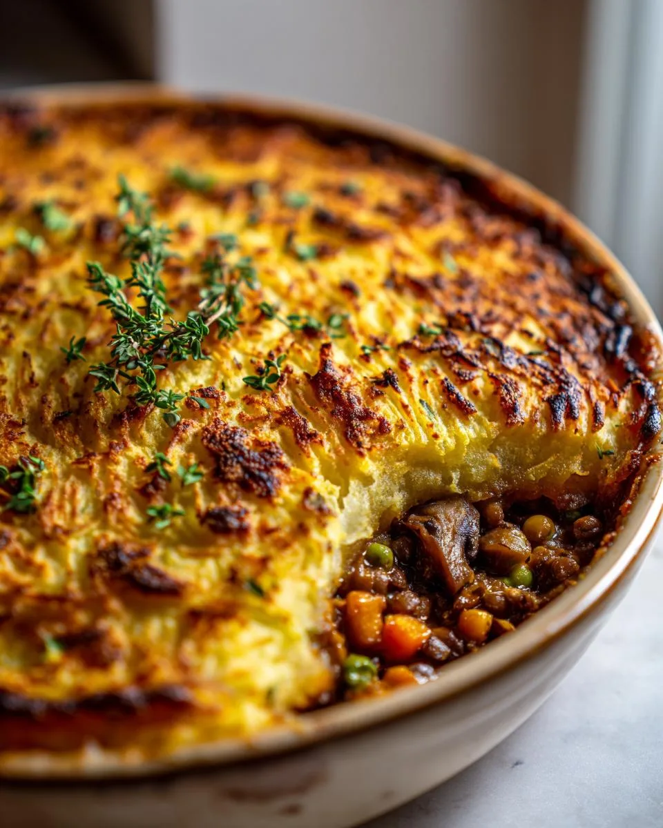 Irresistibly Hearty Vegan Shepherd’s Pie Recipe 8 Vegan Shepherd’s Pie - detail 3