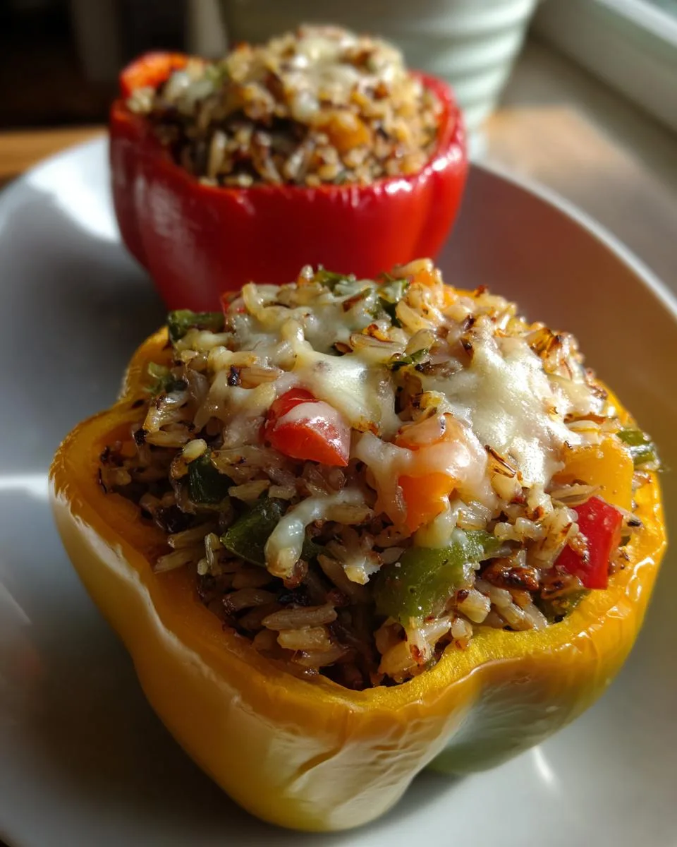 Hearty Wild Rice Stuffed Peppers Packed With 7g Protein 8 Wild Rice Stuffed Peppers - detail 3