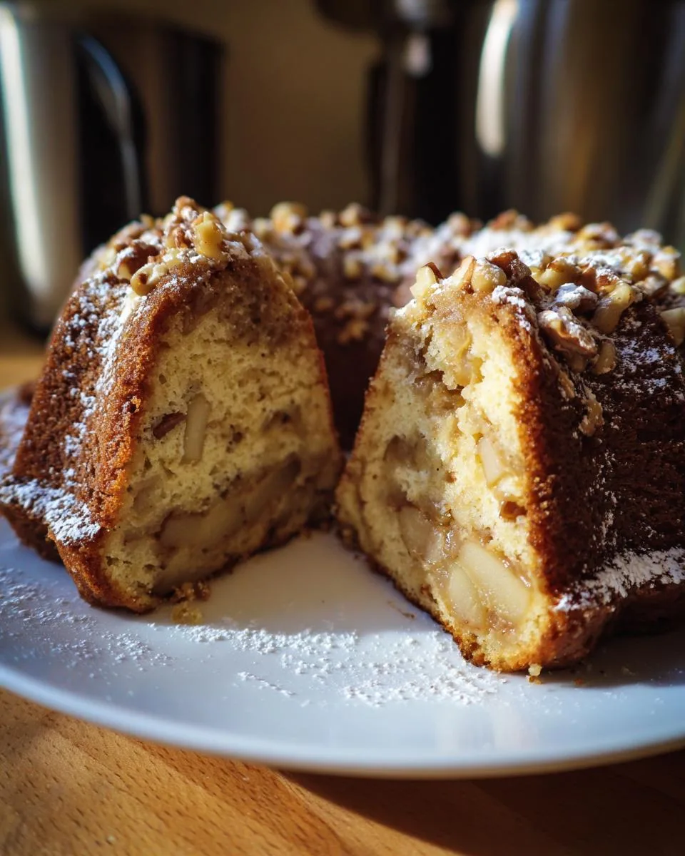 Apple Walnut Bundt Cake - detail 1