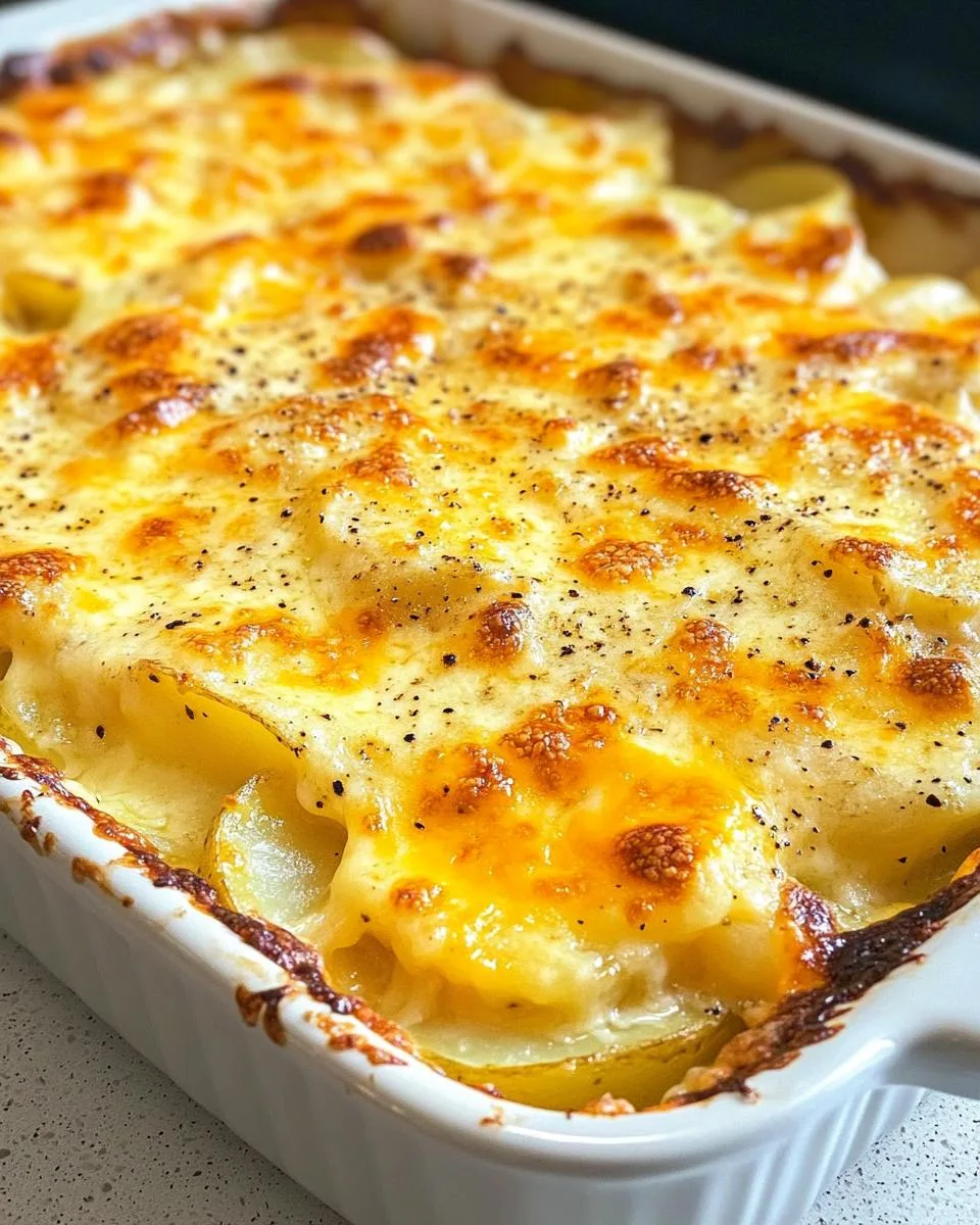 Creamy 4-Ingredient Au Gratin Potatoes Recipe - Comfort Food Magic 3 Au Gratin Potatoes - detail 1