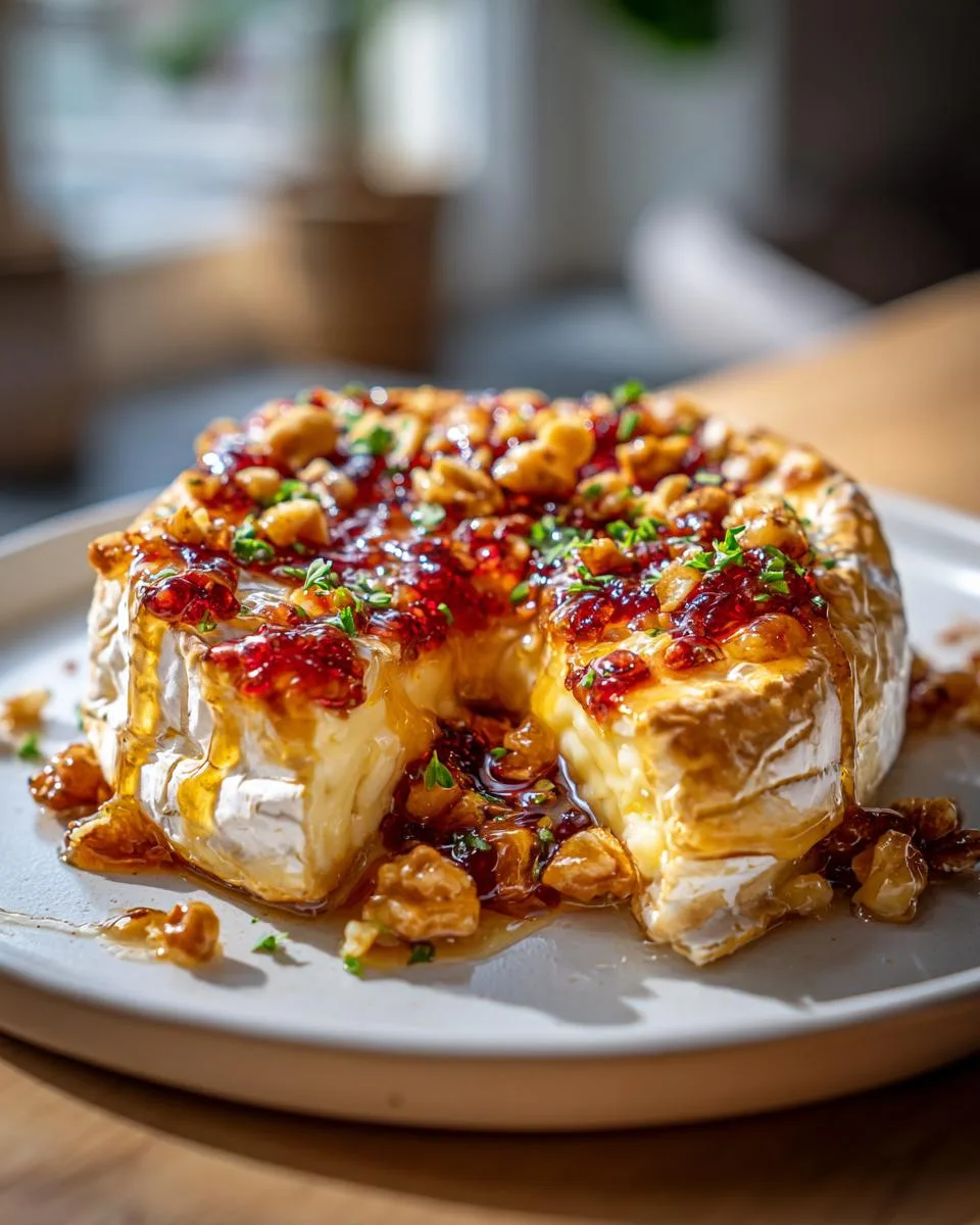 Baked Brie with Jam - detail 1