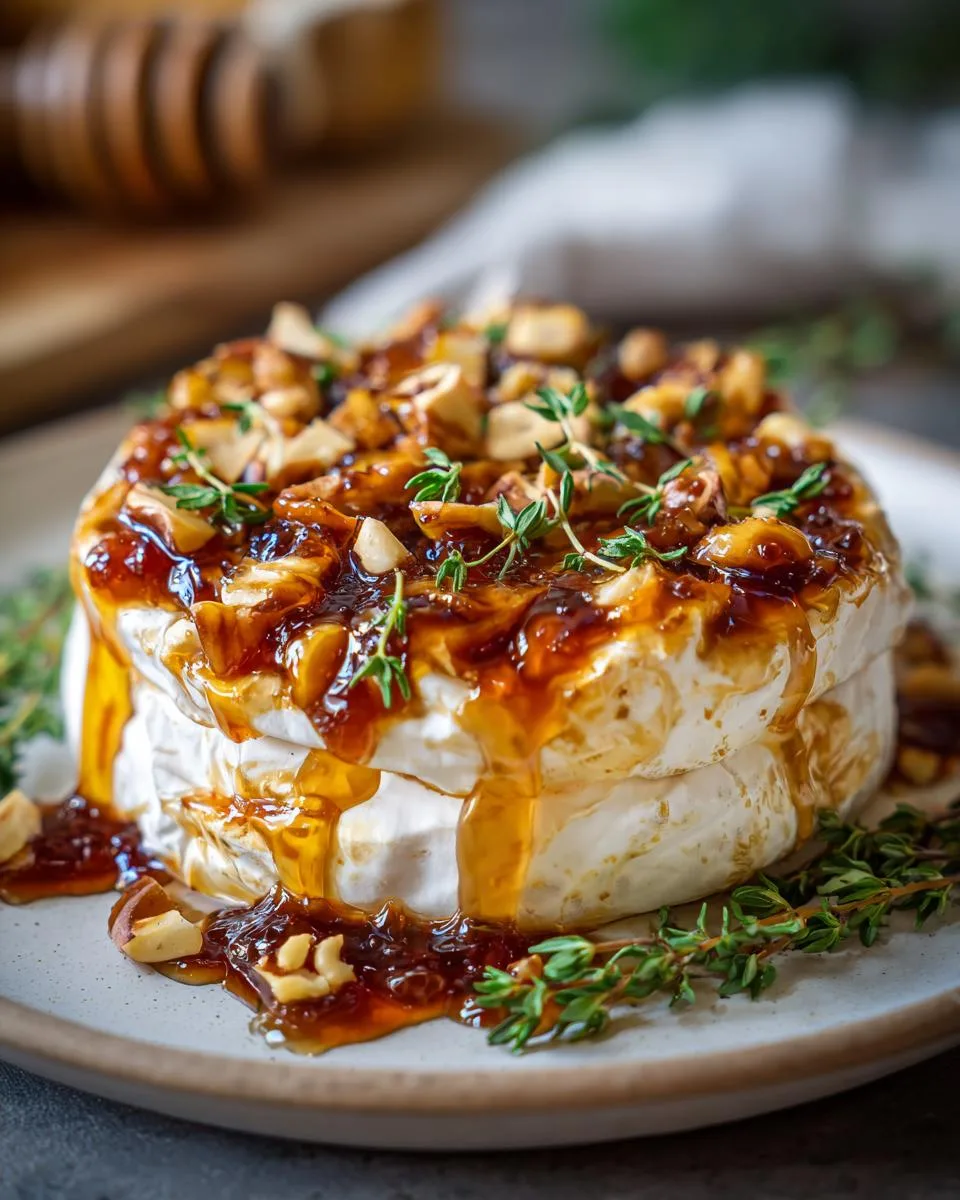 Baked Brie with Jam - detail 3