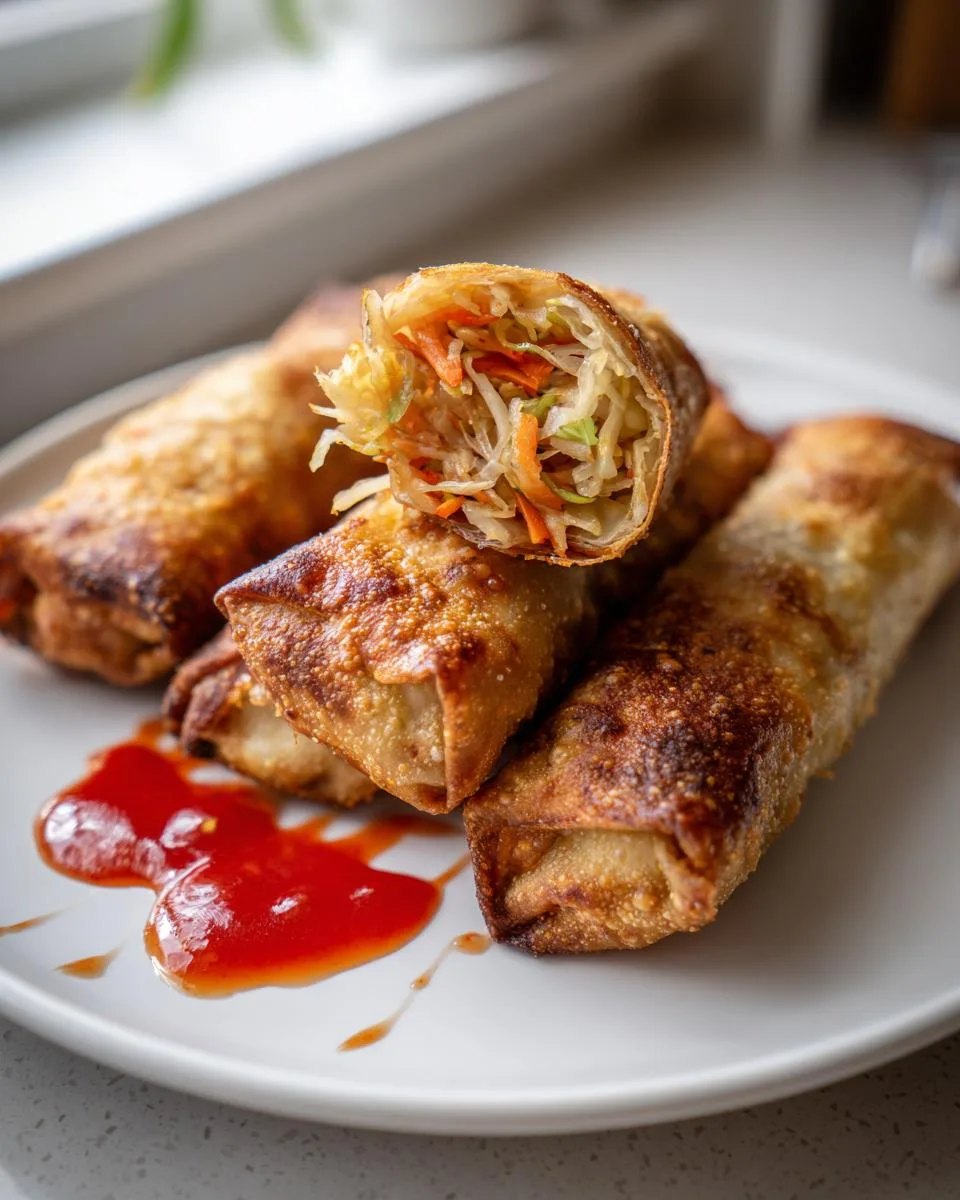 3 Secrets to Perfect Baked Vegetable Egg Rolls - Crispy & Delicious 5 Baked Vegetable Egg Rolls - detail 2
