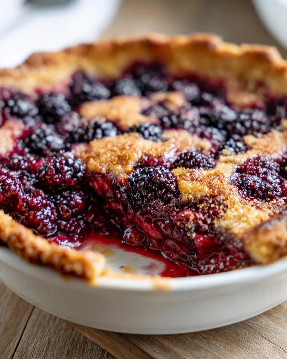 Blackberry Cobbler - detail 1