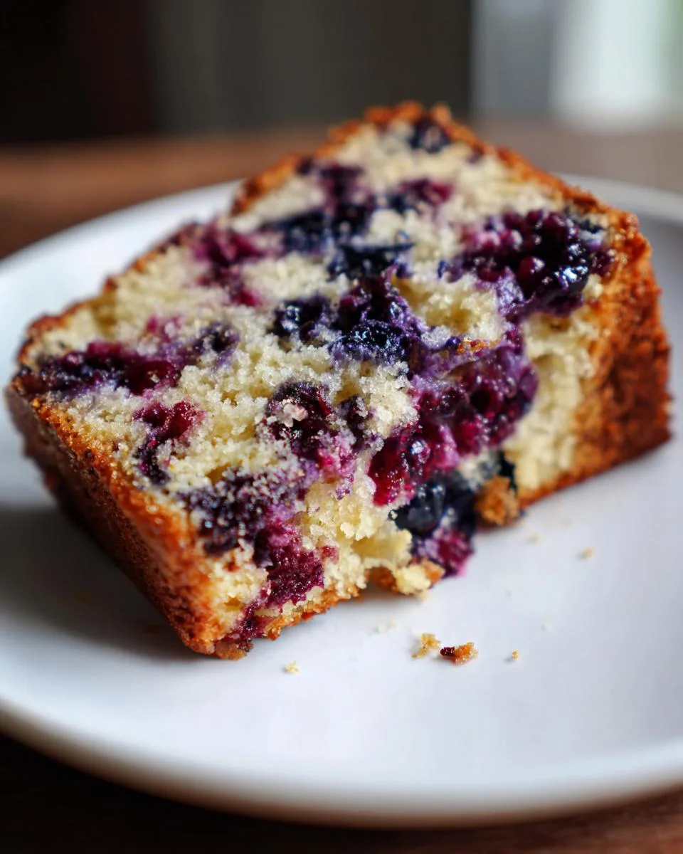 3-Ingredient Blueberry Banana Bread for a Blissful Breakfast 8 Blueberry Banana Bread - detail 3