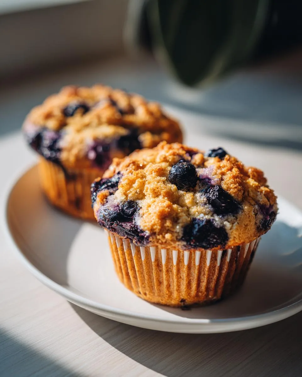 Blueberry Muffins - detail 2
