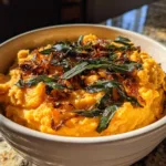 Brown Butter Sage Mashed Sweet Potatoes