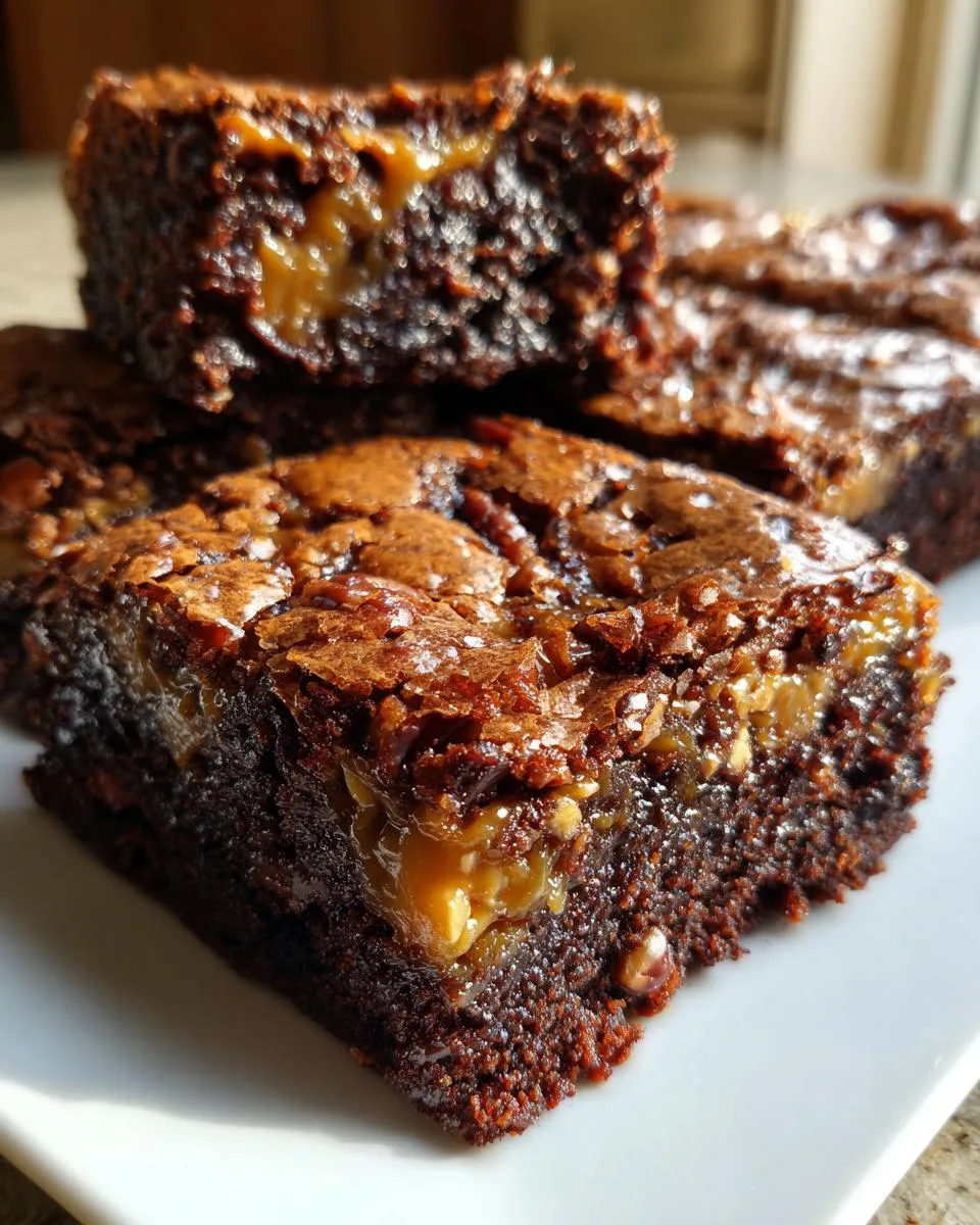 Irresistible Caramel Pecan Brownies Ready in 30 Minutes 6 Caramel Pecan Brownies - detail 1