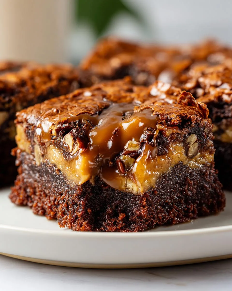 Irresistible Caramel Pecan Brownies Ready in 30 Minutes 7 Caramel Pecan Brownies - detail 2
