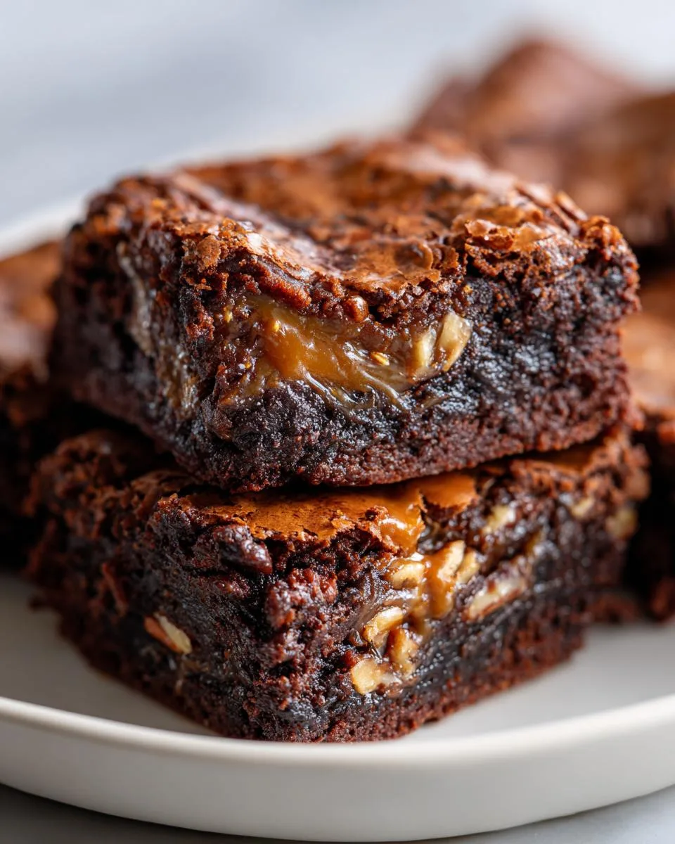 Irresistible Caramel Pecan Brownies Ready in 30 Minutes 8 Caramel Pecan Brownies - detail 3