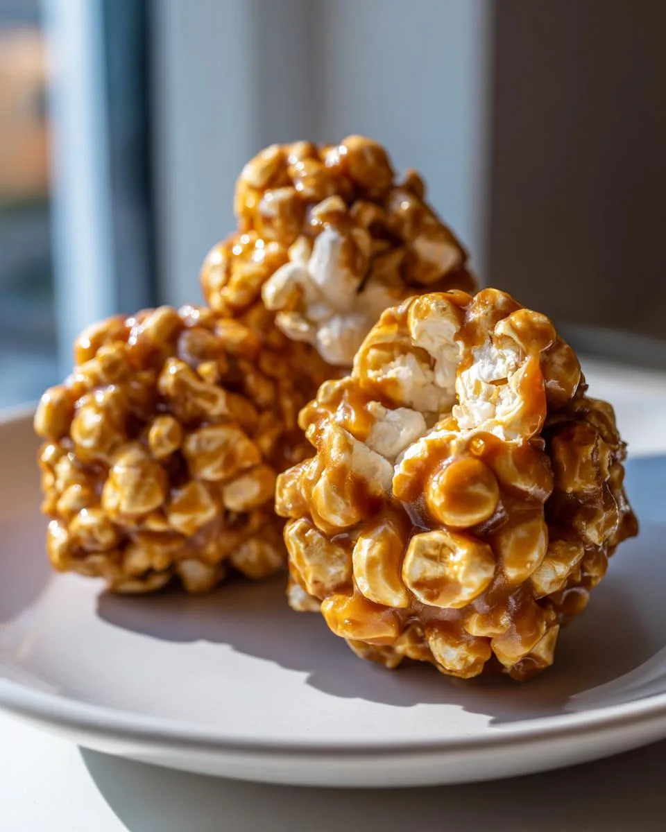 Irresistible Caramel Popcorn Balls Recipe in 25 Minutes 6 Caramel Popcorn Balls - detail 1