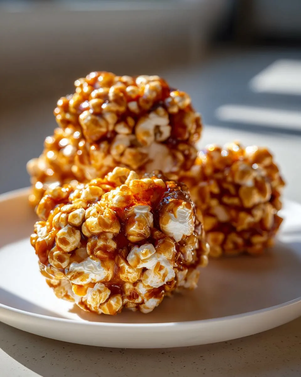 Irresistible Caramel Popcorn Balls Recipe in 25 Minutes 8 Caramel Popcorn Balls - detail 3