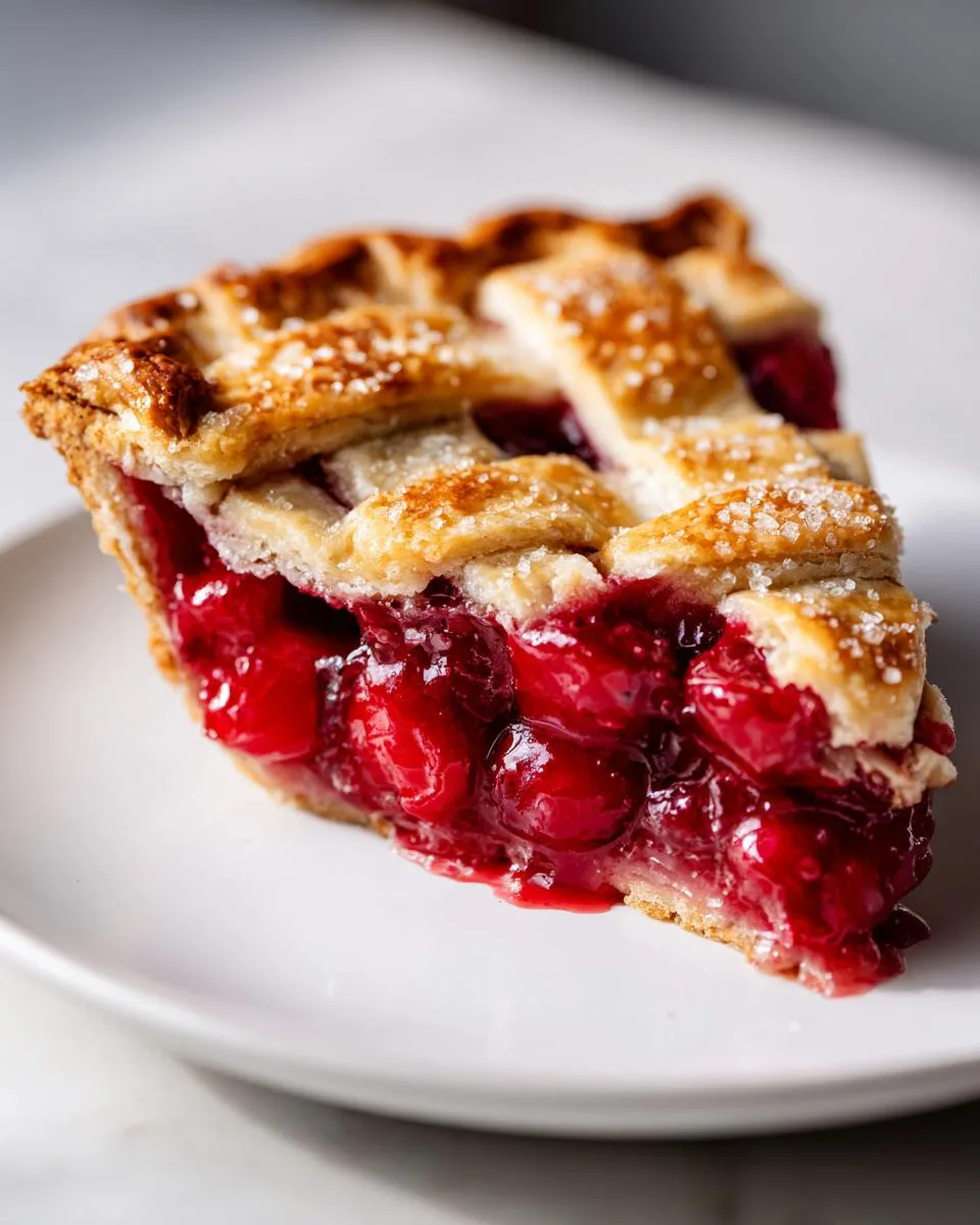 Irresistible 5-Ingredient Cherry Pie with Lattice Top Recipe 7 Cherry Pie with Lattice Top - detail 2