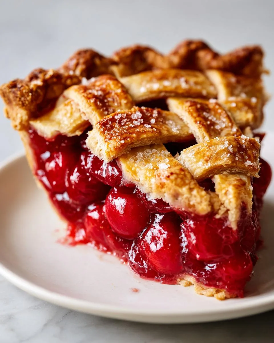 Irresistible 5-Ingredient Cherry Pie with Lattice Top Recipe 9 Cherry Pie with Lattice Top - detail 4