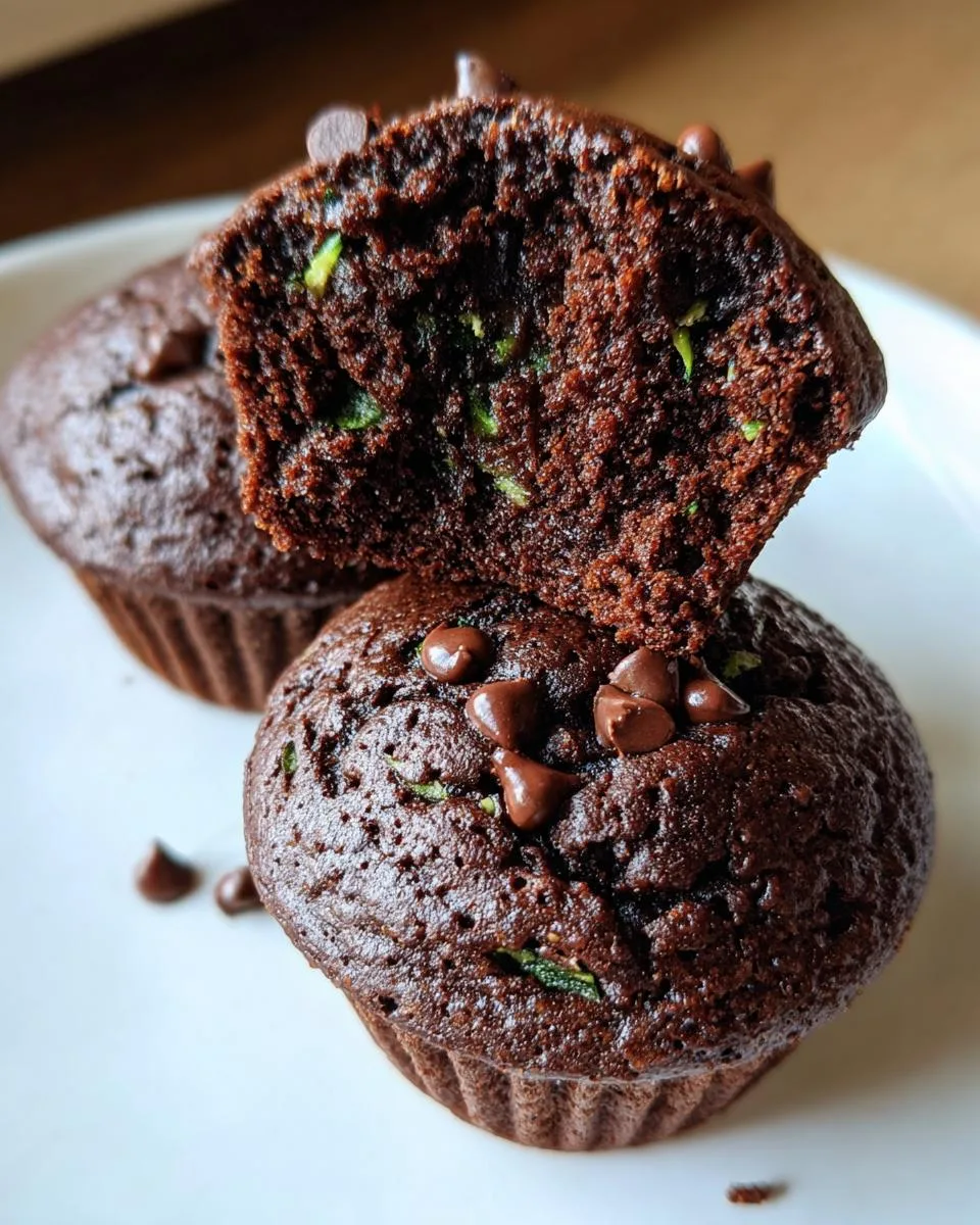 Moist Chocolate Zucchini Muffins Your Kids Will Devour in 20 Minutes 6 Chocolate Zucchini Muffins - detail 1