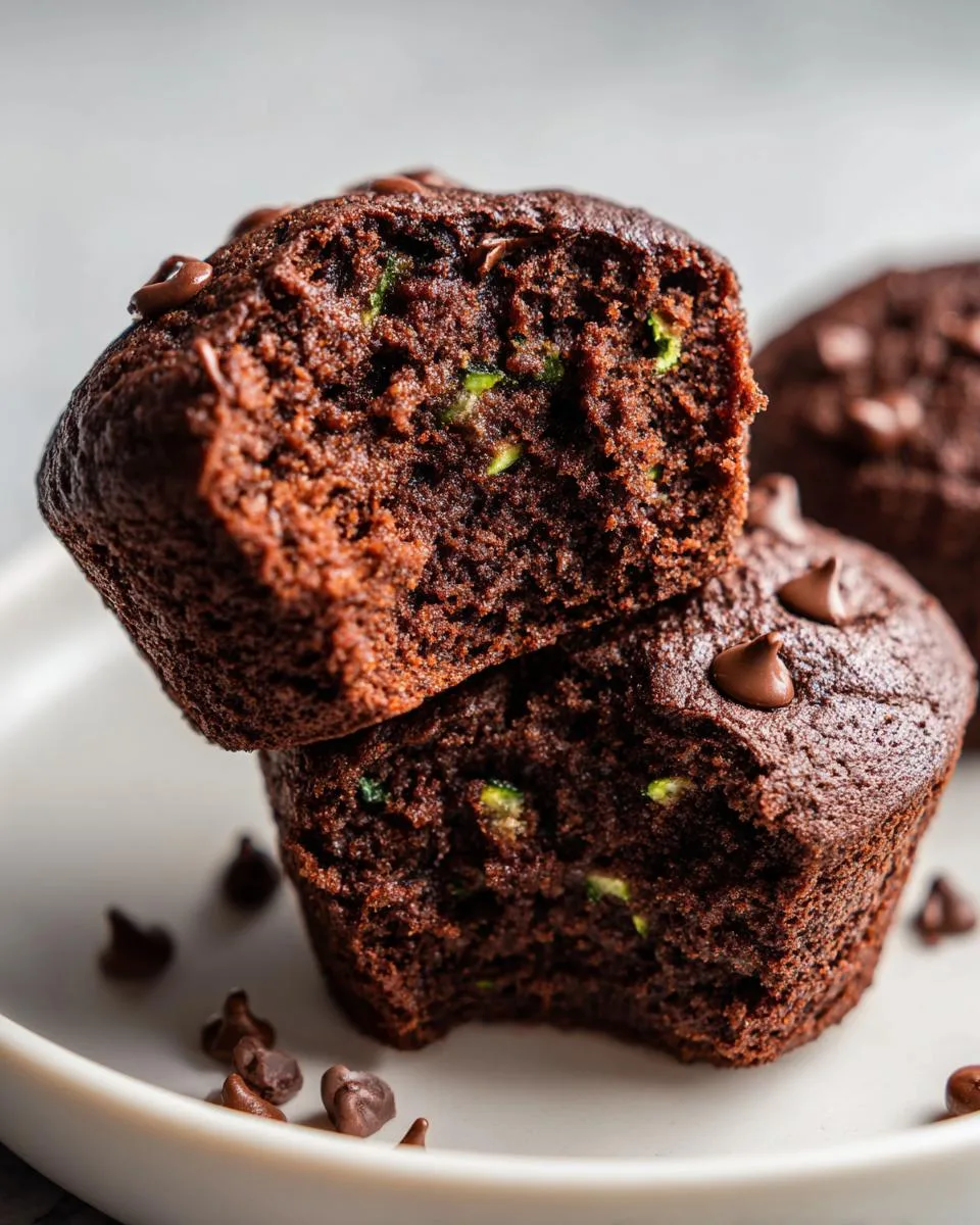 Moist Chocolate Zucchini Muffins Your Kids Will Devour in 20 Minutes 9 Chocolate Zucchini Muffins - detail 4