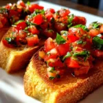 Classic Bruschetta on Toast