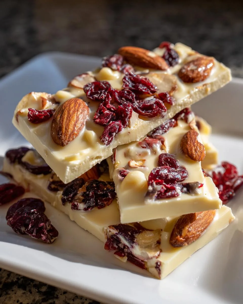Cranberry Almond Bark - detail 1