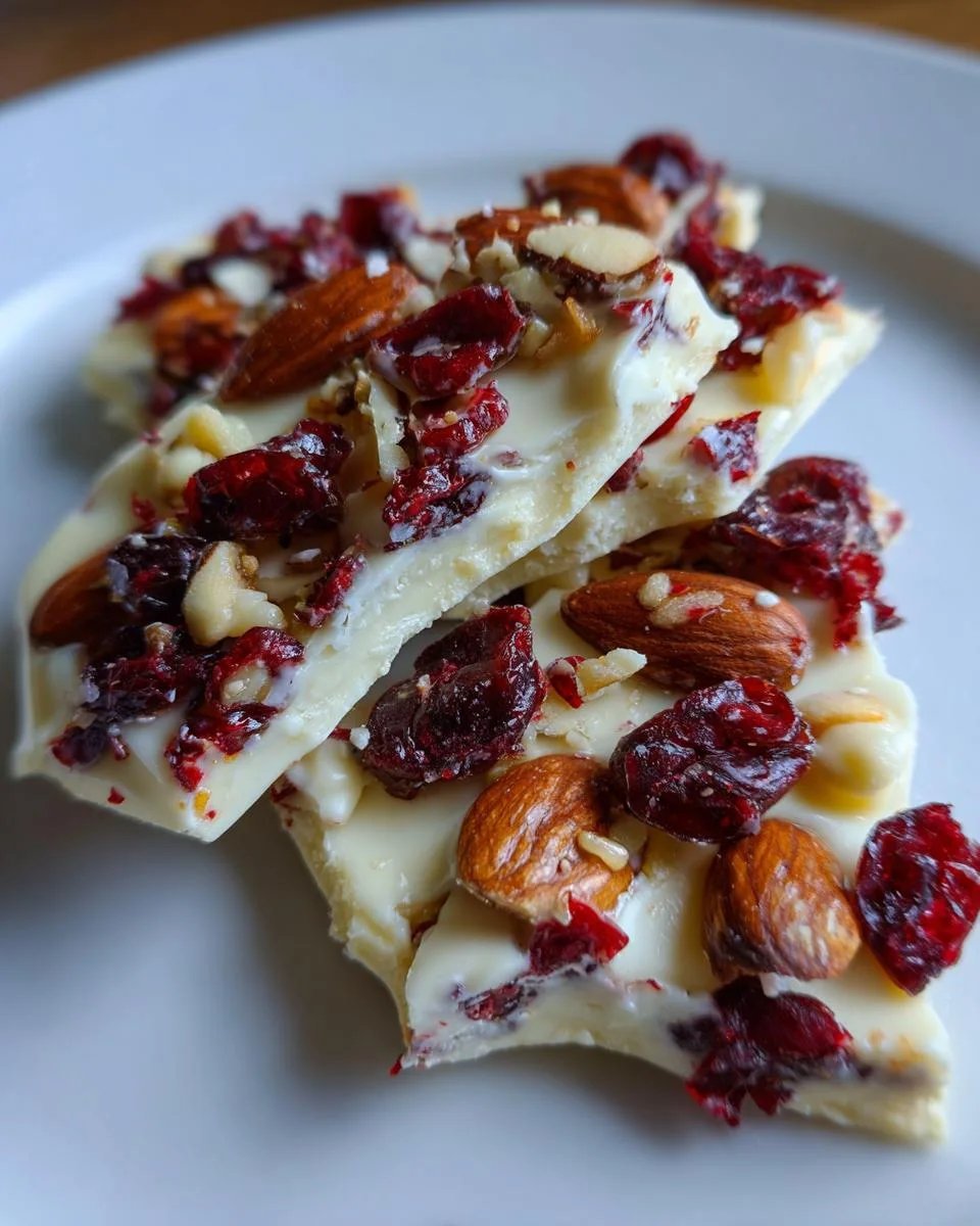 Cranberry Almond Bark - detail 2