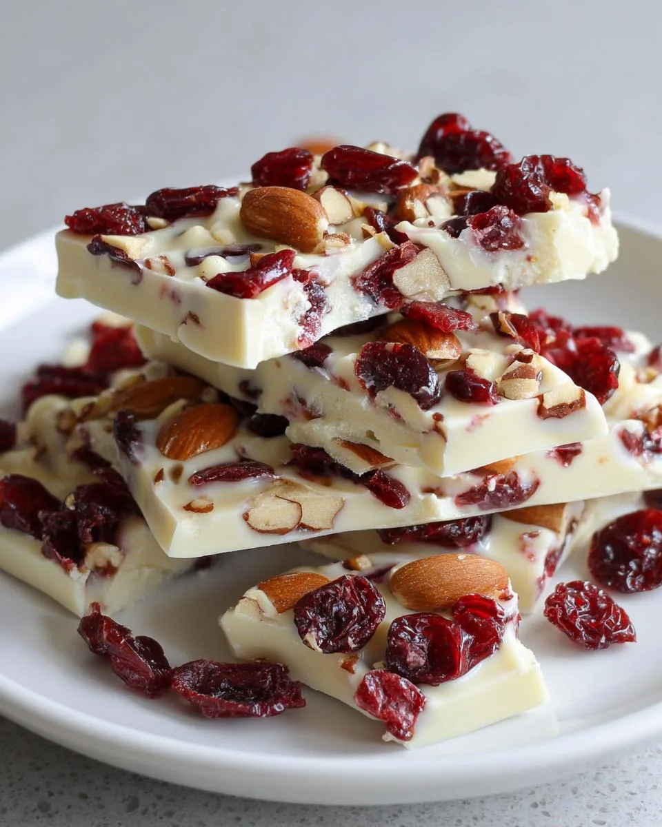Cranberry Almond Bark - detail 3