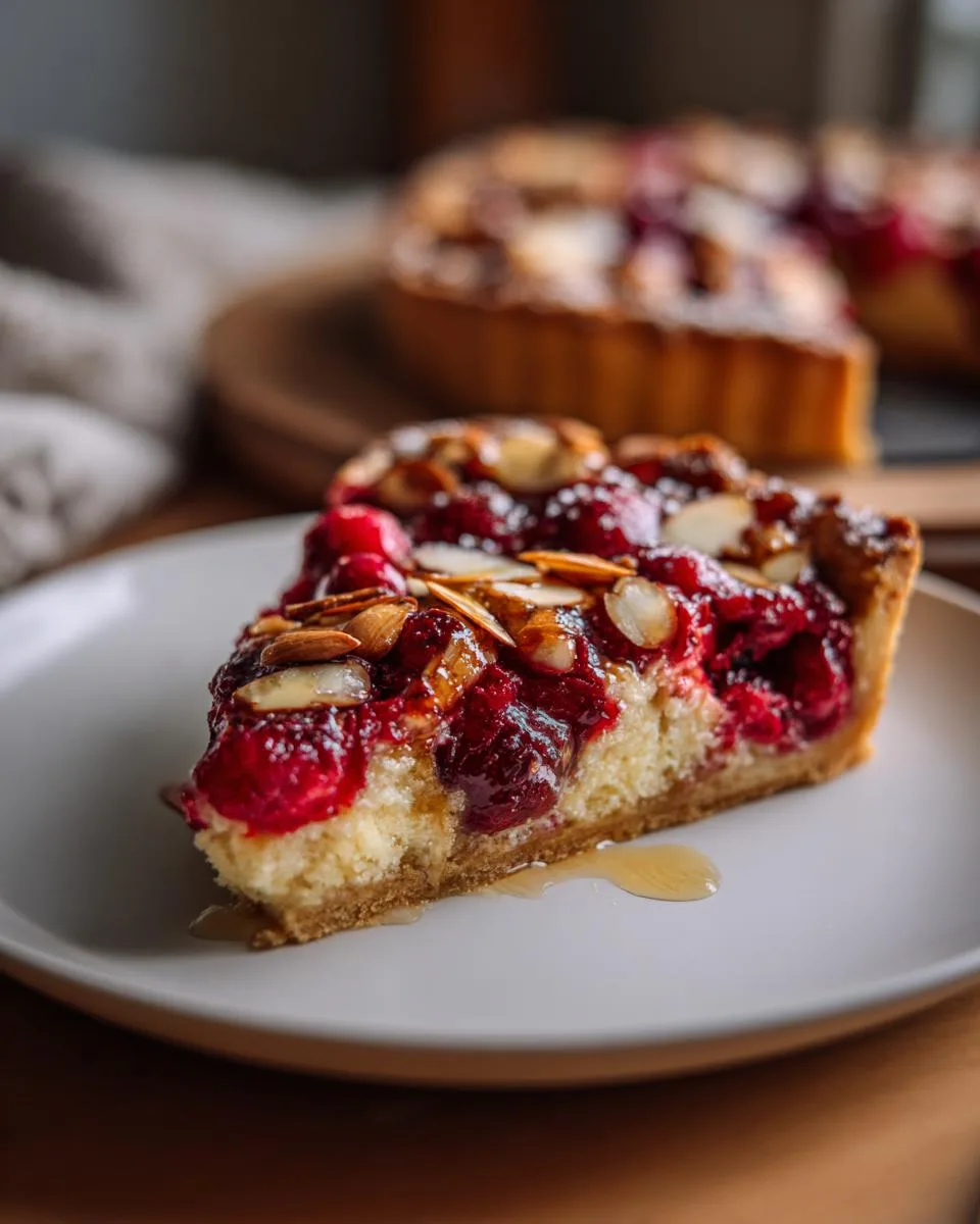 Cranberry Almond Tart - detail 3