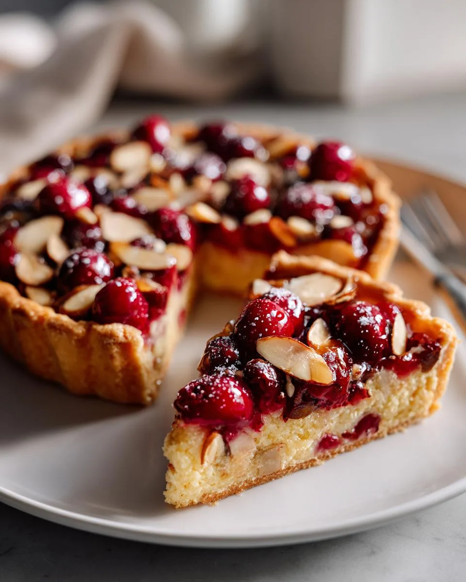 Cranberry Almond Tart - detail 4