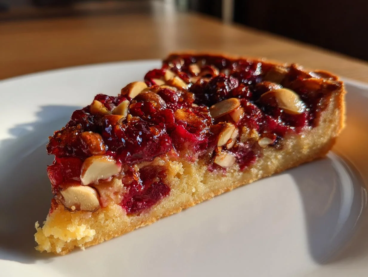Cranberry Almond Tart