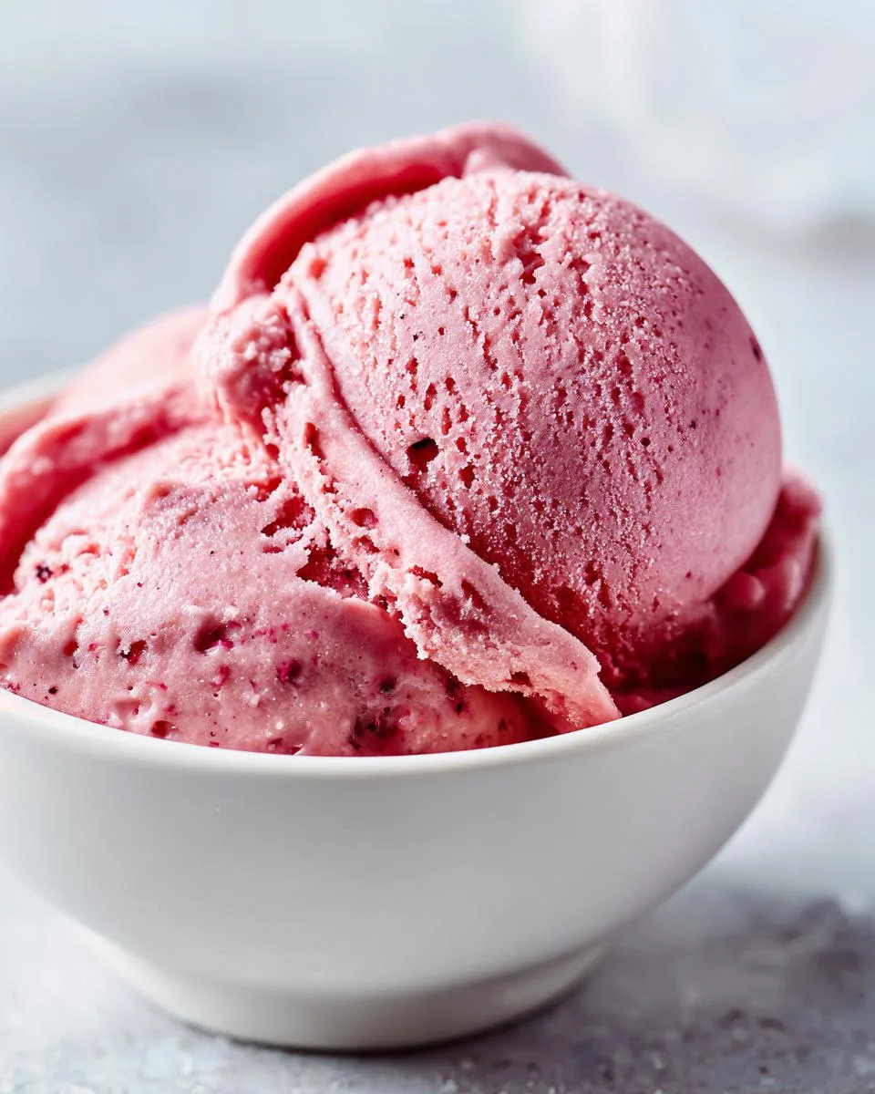 Cranberry Frozen Yogurt - detail 3