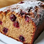 Cranberry Gingerbread Loaf
