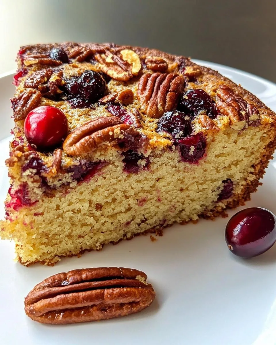 Cranberry Pecan Coffee Cake - detail 1
