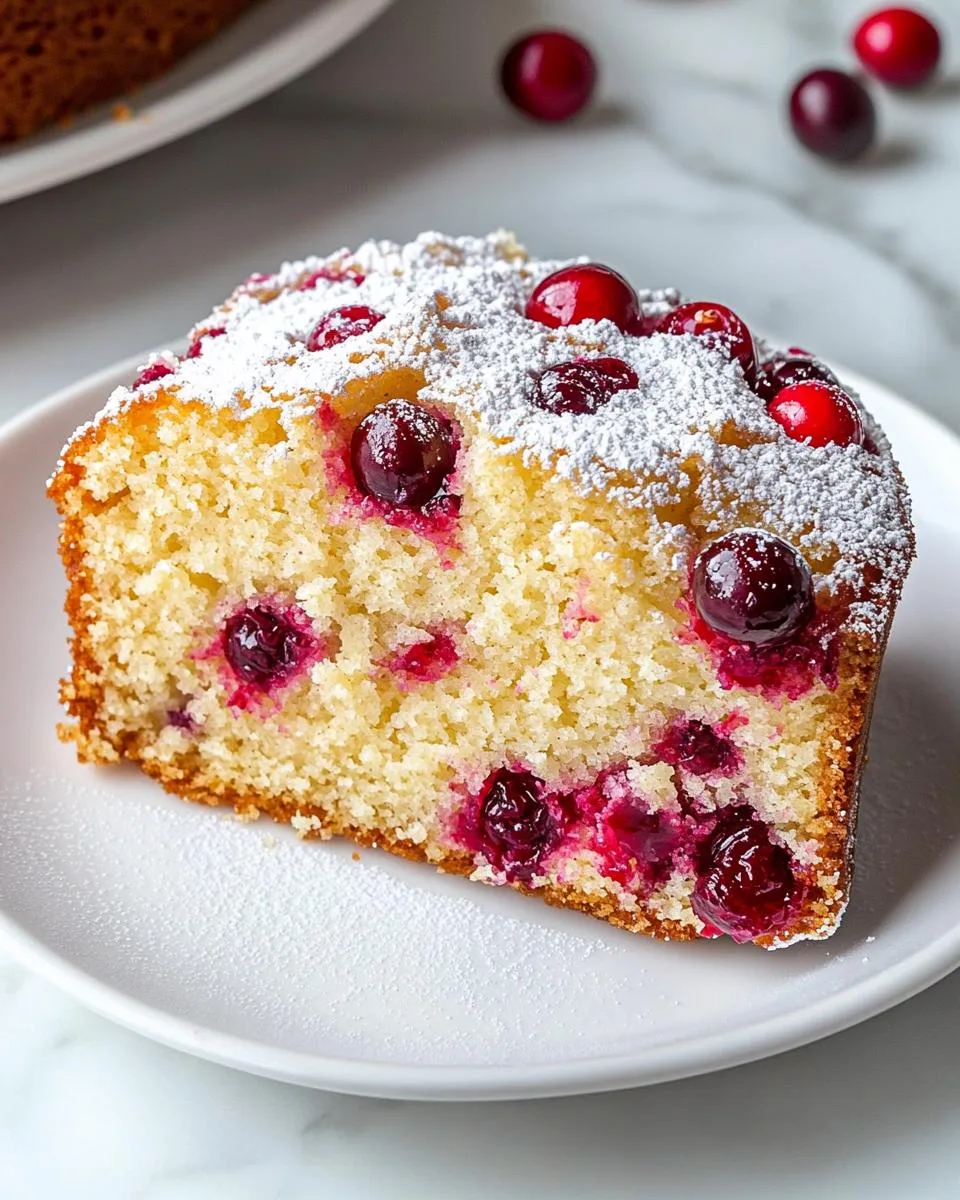 Cranberry Pound Cake - detail 1
