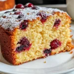 Cranberry Pound Cake