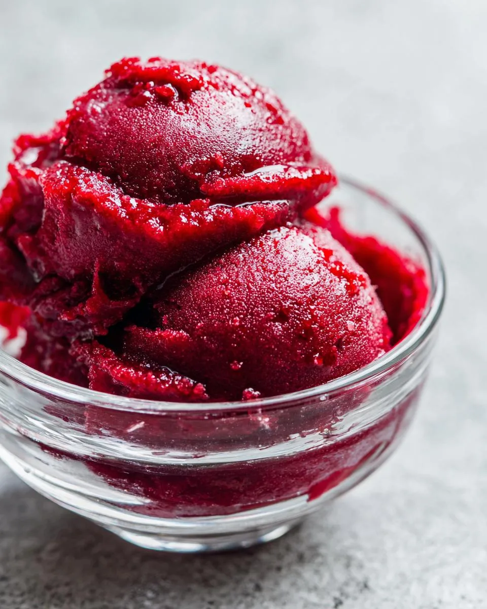 Cranberry Sorbet - detail 1