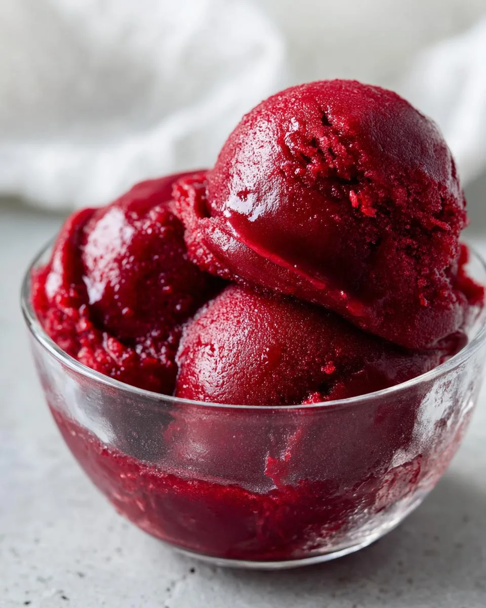 Cranberry Sorbet - detail 2