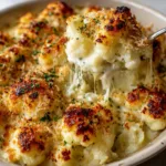 Creamy Baked Cauliflower Gratin