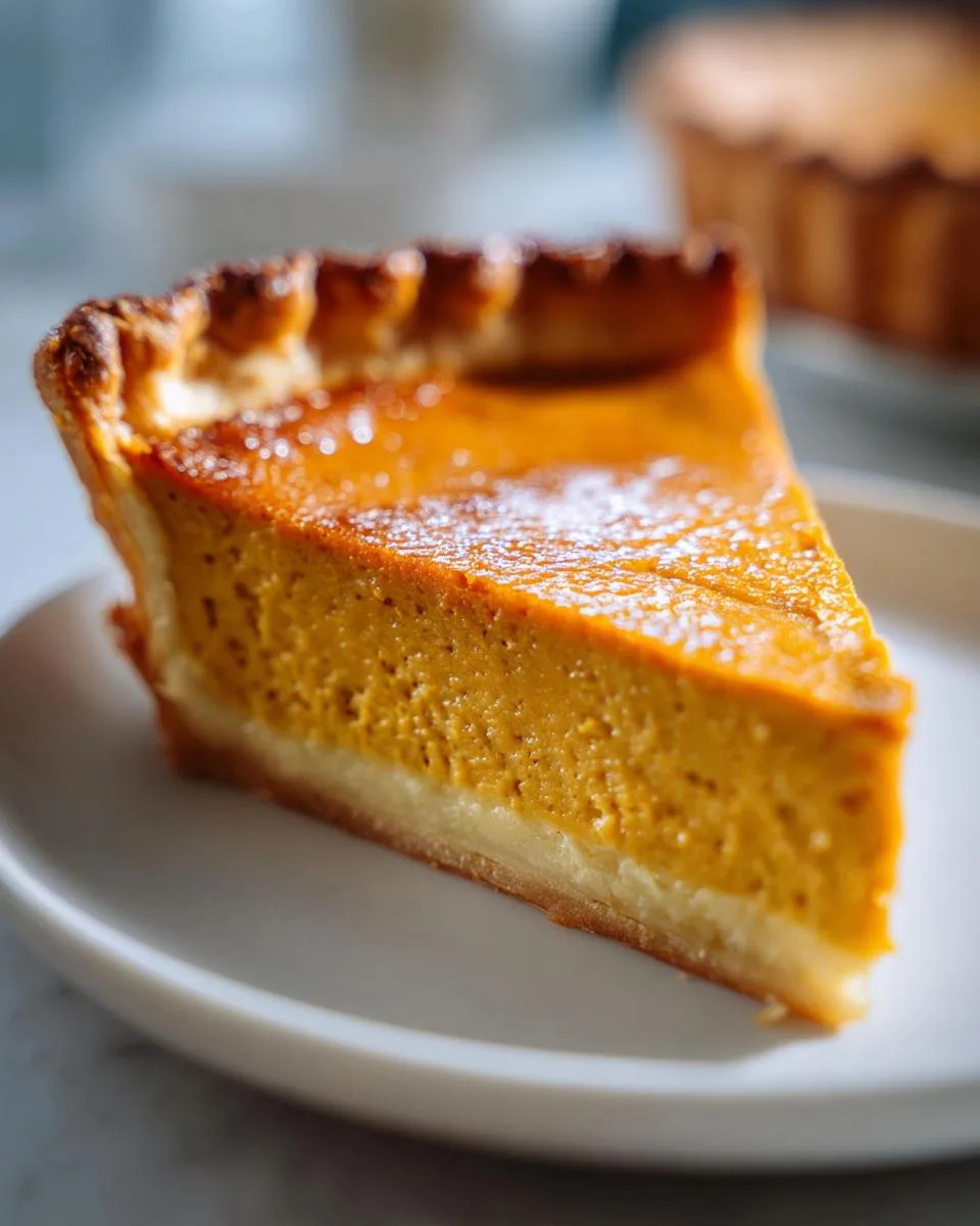 Creamy Pumpkin Pie - detail 2