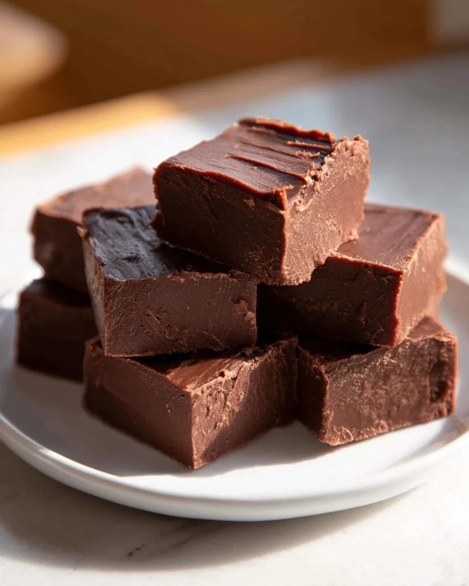 Easy 2-Ingredient Fudge - detail 1